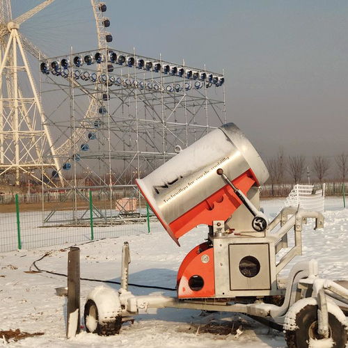將水霧化成雪花的造雪設備 秦皇島造雪機全天作業不間斷